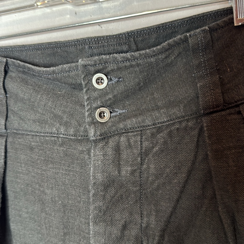 Imogene And Willie Diana Pleated High Rise Straight Black Selvage Denim. Sz 30. - Picture 7 of 13